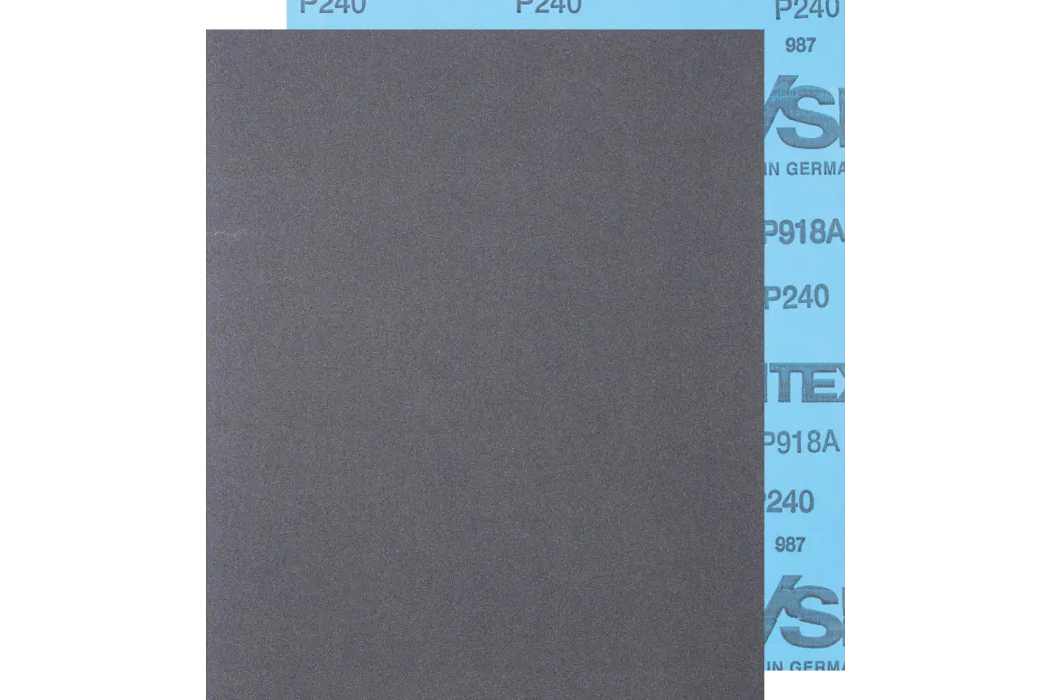 Picture of Pferd Paper Backed Abrasive Sheet, 9" x 11, Water Resistant, 240 Grit, Silicon carbide